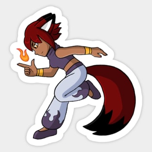 Rubi Little Flame Sticker